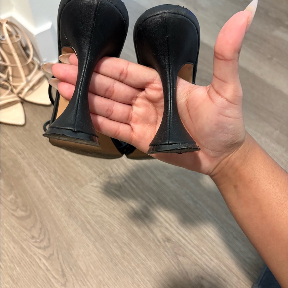 EGO Black Women's Heeled Sandals - Picture 3 of 4